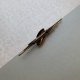 Vintage Modern Bronze Brooch ❀ڿڰۣ❀ Brąz i opalit ❀ڿڰۣ❀ Ręczna artystyczna praca