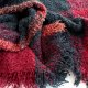 boucle supermiękki szal vintage duży do otulenia