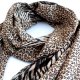 szal vintage animal print