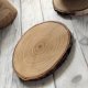 Podstawka pod kubek, brzozowy plaster drewna, gładka, naturalna, ekologiczne boho, rustykalne praktyczne dodatki, plastry, krążki drewna