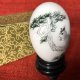 Ręcznie malowane oryginalne orientalnie jajo na podstawce nowe opakowanie oryginalne