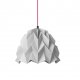 Lampa wisząca origami ICEBERG S szara