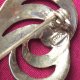 SILVER 925 unikatowa brosza srebro i markazyty - oryginalna elegancka Brosza