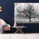 Obraz na płotnie do salonu abstrakcujne drzewo format 120x80cm 02433
