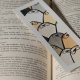 Zakładka do książki foki akwarela ręcznie malowana