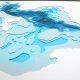 Jezioro Mamry mapa batymetryczna – obraz 3D