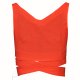 Crop top wiązany wokół talii