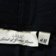 Dzianinowe spodnie granatowe, H&M rozm. M/L