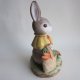 Sygnowana  zabawna porcelanowa figurka ręcznie malowana biskwitowa uroczy króliczek