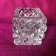 Miniaturowe naczynko szkło kryształ na wykałaczki chrzan   oryginalne eleganckie