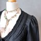 Marynarka bluza żakiet DIDI przeszycia satynowe wstawki boho XS S