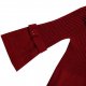 Długi Kobiecy Czerwony Sweter S M