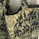 Autorska - 1/2 Olives Tree- przetworzony cyfrowo print z batiku - gabardyna 100%bawełna - shopper bag - duża oryginalna autorska torba na zatrzask