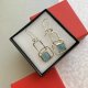 Aquamarine Earrings Sterling Silver ❀ڿڰۣ❀ Modernistyczne kolczyki