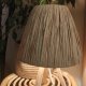 abażur lampy stołowej naturalny