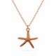 naszyjnik STARFISH-różowe złoto 18K