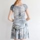 My Design Paris sukienka vintage printy wzory