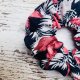 Pela' SCRUNCHIE "Aloha" granatowo - różowa