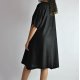 Sukienka 100% lniana - czarna - Nr.70