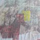 szal vintage malarska abstrakcja wzory printy duży