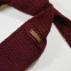 Krawat męski knit - bordo