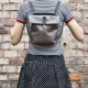 plecak- torba oldschool square black