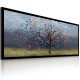 Obraz na płotnie do salonu - DRZEWA, PEJZAŻ Z PTAKAMI 150x60cm 02552