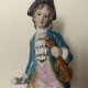 Porcelanowa figurka dawnej daty ręcznie malowana 21,5 cm