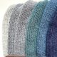 Handmade Czapka damska AUREA 100% Baby Merino plus moher i jedwab 19/10 Szary - od ręki