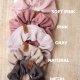 scrunchie lniana
