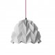 Lampa wisząca origami ICEBERG S liliowa