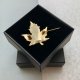 Vintage BM & Co - Maple Leaf - Silver 925, gold plated ❤ Broszka ❤