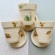 AYNSLEY - Edwardian Kitchen Garden ❀ڿڰۣ❀  Mała doniczka ❀ڿڰۣ❀ Delikatna porcelana