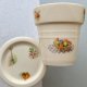 AYNSLEY - Edwardian Kitchen Garden ❀ڿڰۣ❀  Mała doniczka ❀ڿڰۣ❀ Delikatna porcelana