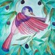 Pink bird Plakat 30x40