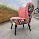 Fotel klubowy koktajlowy uszak PRL lat 50 60 loft jungle