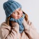 Wełniana czapka WOOLY błękit