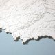 Polska mapa topograficzna – obraz 3D