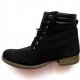 Czarne Buty Botki Damskie 39
