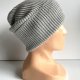 Beanie czapka z wełny merino VARELLA 100% Baby Merino 22 Jasny Szary - od ręki