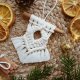 Ozdoba świąteczna "Cynamonek" - 1 szt. makrama