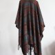 CIEPŁE PONCHO vintage