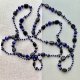 Vintage lata 20-te XXw. ❤ Bohemian Cobalt Blue Glass Necklace ❤ Wiekowy naszyjnik ❤