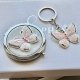 Sophia Butterfly Gift Collection - Emalii czar ❤ Biżuteryjny komplet, lusterko i breloczek ❤
