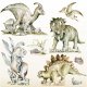 Naklejki na ścianę Dinozaury | Zestaw