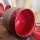 WALENTYNKOWY CZERWONY KUBEK CERAMICZNY czarka kamionkowa MIŁOSNY PRAKTYCZNY PREZENT DLA KOBIETY minimalistyczny design GAIA