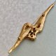 Vintage Norway Modern Lava Brooch, lata 70-te XXw. ❀ڿڰۣ❀ Ręczna artystyczna praca