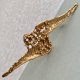 Vintage Norway Modern Lava Brooch, lata 70-te XXw. ❀ڿڰۣ❀ Ręczna artystyczna praca