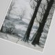 Zimowy pejzaż - Archiwalny wydruk Giclee A3