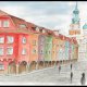Plakat, Miasto Poznań - Kamienice akwarela I